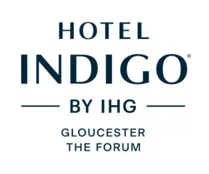 Hotel Indigo Logo Navy on White